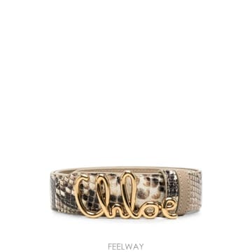 Chloe ���ο� logo buckle snake effect belt 12139798593800 TP724664265���ο� logo buckle snake effect belt 12139798593800 TP