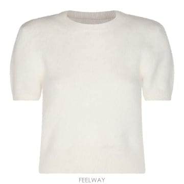 메종 마르지엘라 화이트 울 블렌드 티셔츠 S29HL0003S1826 B1041641729