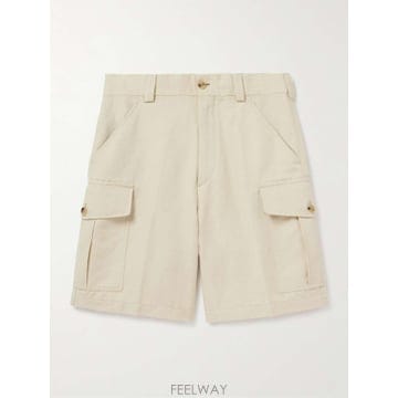 25 F/W 로로 피아나 BIZEN 와이드레그 코튼 & 린넨블렌드 캔 B0081134965