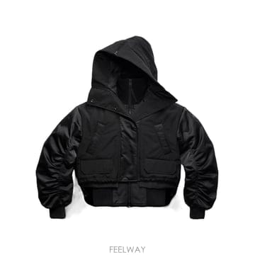 26SS 캐나다구스 블랙 polyester blend Claremont 다운 자켓 2087WT9061 TP5