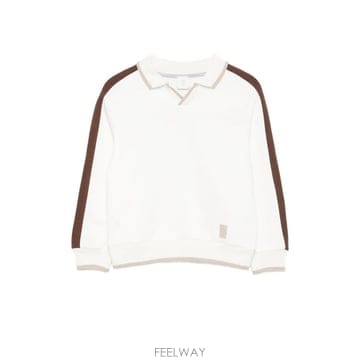 일레븐티 SIDESTRIPE COLLARDETAIL 스웨터 (KID B0302180536