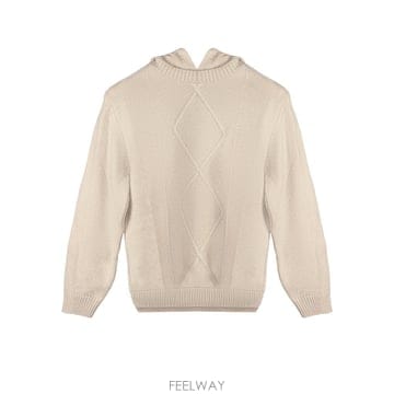일레븐티 베이지 WOOLCASHMERE 블렌드 스웨터 (KIDS 상 B0302180561