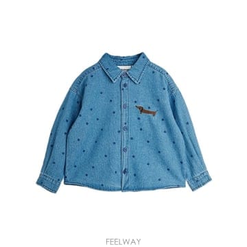미니로디니 DOTTED 데님 셔츠 (KIDS 상품) 26220100 B0302005464