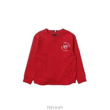 22 F/W 타미 힐피거 타임리스 크루넥 맨투맨 (KIDS 상품) K B0041884177