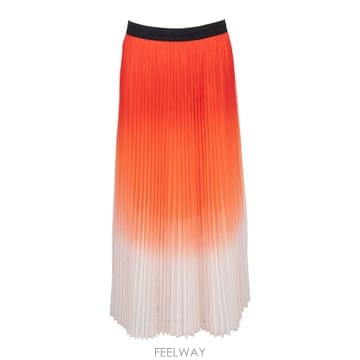23SS 칼 라거펠트 Pleated mesh ombre 스커트 231W1200745 TP575599721