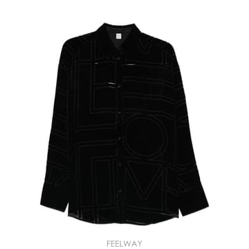 토템 모노그램 파자마 셔츠 261WRT0702FB0548001 B0711885907