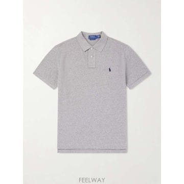 26 S/S 폴로 랄프로렌 로고-엠브로이드 코튼피케 폴로 셔츠 710 B0082045742