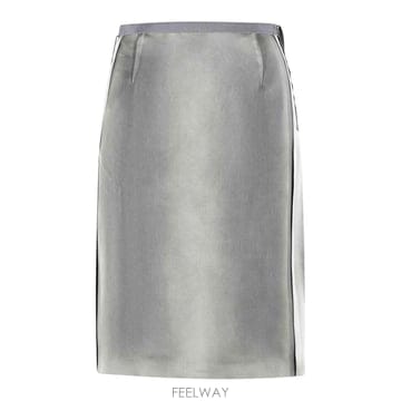 26SS 메종마르지엘라 Grey Viscose Midi 스커트 S51ME0052M35389710 TP5768