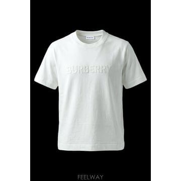 26SS Burberry T 셔츠 with 로고 8118966B7078CHALK TP570638334
