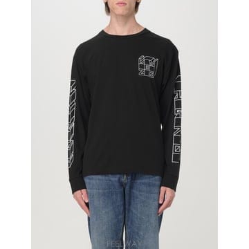 24FW KENZO T 셔츠 Kenzo in cotone con stampa 로고 FE65TS2884SG99