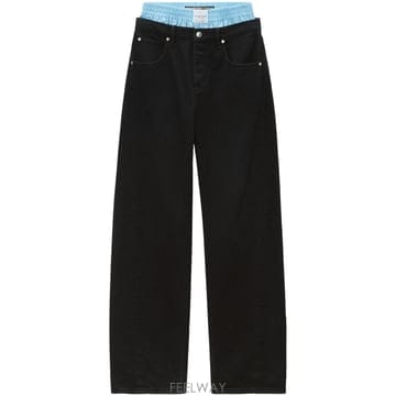 25SS 알렉산더왕 블랙 데님 jeans 4DC3244403011 TP571827855