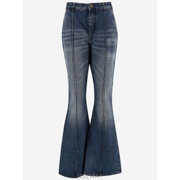 23FW Balmain 코튼 데님 FLARED JEANS BF1MJ075DD646FF TP571822978