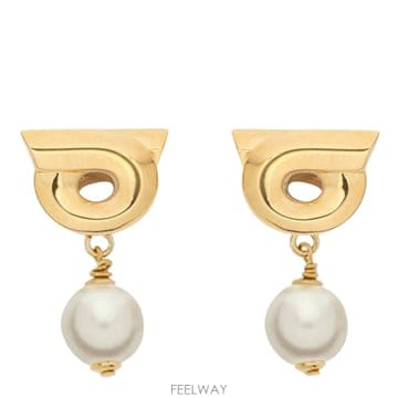 Ferragamo 26SS ����䷹ ��󰡸� ���� earrings 776601760780OROPERLA TP57063814226SS ����䷹ ��󰡸� ���� earrings 776601760780OROPE