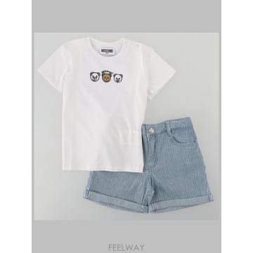 26 S/S 모스키노 티셔츠 & 쇼츠 셋 (KIDS 상품) MUG01 B0042068670