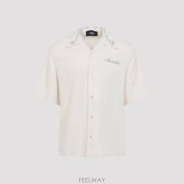 26SS AMIRI Amiri Studded Camp 셔츠 AMTOSH1013IVORY TP570637546