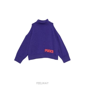 에밀리오 푸치 COLDSHOULDER 로고 스웨터 (KIDS 상품) B0302180541