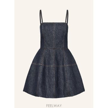 Fendi 데님 룩 드레스 100306480217000 TP575690033