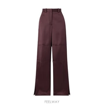 26SS 질샌더 여성 formal 팬츠 J03KA0270602PURPLE TP574804483