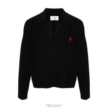25SS 아미 블랙 stretch 코튼 blend 스웨터 UPL346KN0042001 TP571826208