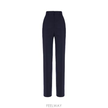 25FW 막스마라 STUDIO 블랙 stretch 울 팬츠 MEDIUM013 TP570509408