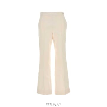 24FW 구찌 아이보리 실크 lend pant 800299ZARRY9002 TP573531283