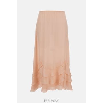 26 S/S 시몬 로샤 TIERED SCALLOPED 헴 스커트 31 B0031952025