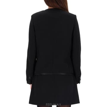 25 F/W 돌체 앤 가바나 더블 크레페 싱글브레스트 자켓 F27EB B0041863732