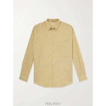 오라리 체크 코튼 셔츠 A26SS01GC B0082124016