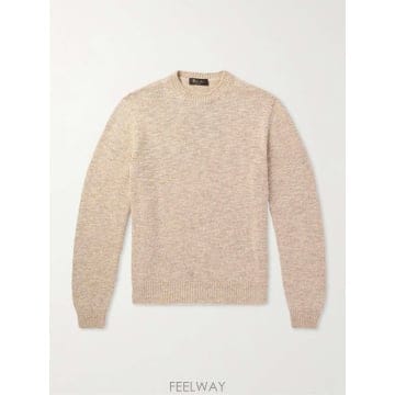 25 S/S 로로 피아나 실크 캐시미어 & 린넨블렌드 스웨터 FAO9 B0081663133