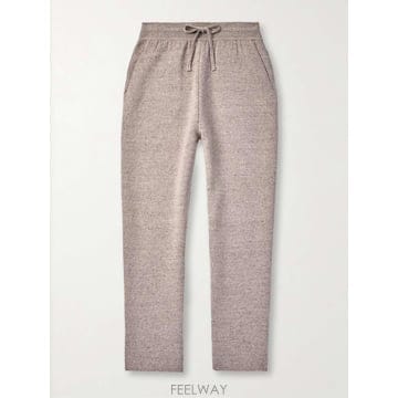 25 S/S 로로 피아나 테이퍼드 린넨 & 캐시미어블렌드 스웨트팬츠  B0081663144