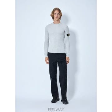26 F/W 스톤 아일랜드 리브드 크루넥 스웨터 L2S15510005 B0112170490