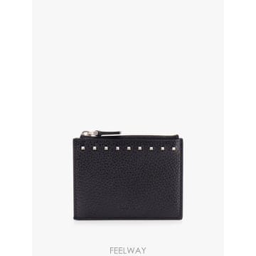 발렌티노 VALENTINO 가라바니 락스터드 레더 카드 홀더 6Y2 B0652088701