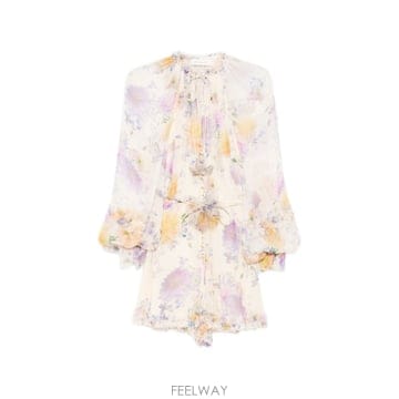 짐머만 루나 러플 PLAYSUIT 8154YS261CRDA B0712067219