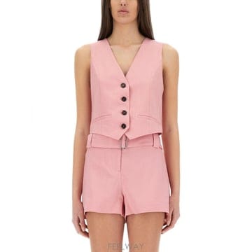 25 S/S MSGM 엠에스지엠 크롭 베스트 3841MDW01_257 B0041613668