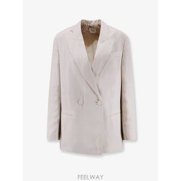 26 S/S 알리지 더블브레스티드 라이오셀 & 린넨 블레이저 1168 B0651949545