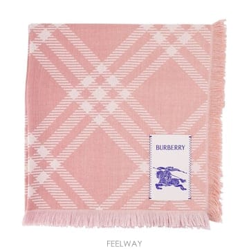 26 F/W 버버리 뮤 그레디언트 스카프 BURBERRY 울 핑크 8 B0732172319