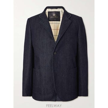 25 F/W 로로 피아나 SPAGNA 레더 코튼 & 캐시미어블렌드 데 B0081052871
