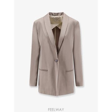 26 S/S 알리지 싱글브레스트 사틴 블레이저 116841P6221T B0651949518