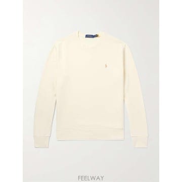 26 F/W 폴로 랄프로렌 로고-엠브로이드 코튼-저지 맨투맨 7109 B0081166622