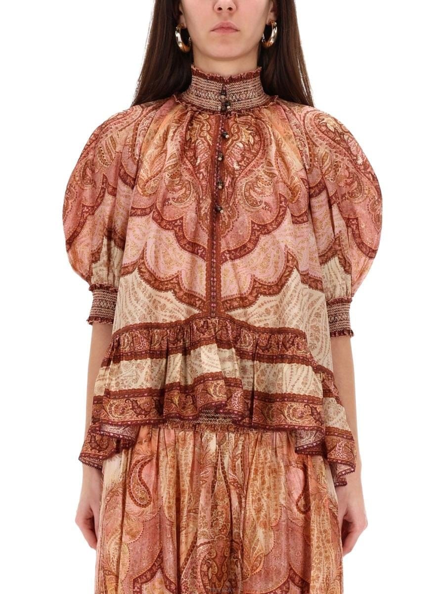 Zimmermann 26 S/S ���Ӹ� WANDERLUST RUFFLE ����콺 5655 B004186334826 S/S ���Ӹ� WANDERLUST RUFFLE ����콺 5655 B0041863