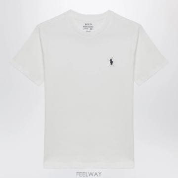 26 F/W 폴로 랄프로렌 화이트 코튼 티셔츠 (KIDS ) 3228 B0052182047