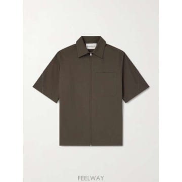 지방시 리사이클 우븐 집업 셔츠 BM61AD16RK B0082124032