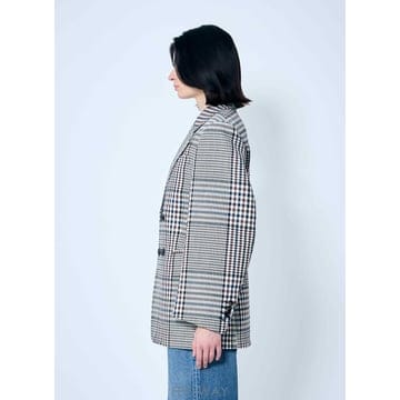 25 S/S 보테가 베네타 스트턱처 CHECKCOTTON 블레이저 8 B0111552171