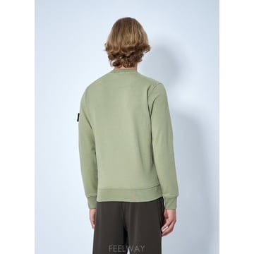 26 F/W 스톤 아일랜드 크루넥 맨투맨 WITH ARM 패치 L2S B0112170473