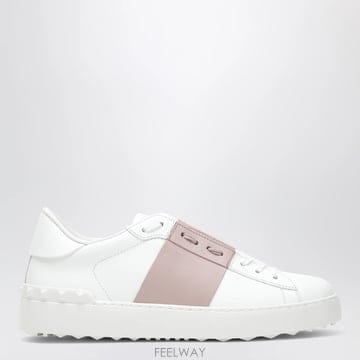 26 F/W 발렌티노 오픈 스니커즈 인 화이트/블랙 9W2S0781B B0052182103