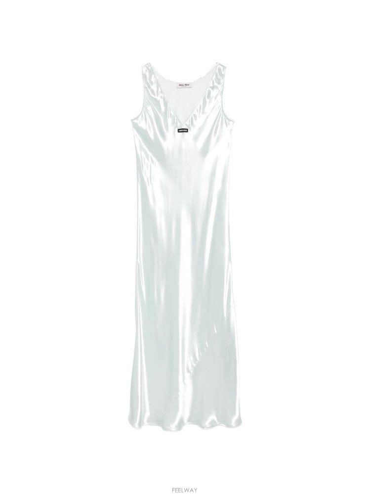Miu Miu �̿�̿� VNECKED �� �巹�� MF64226316F064W B0712068703�̿�̿� VNECKED �� �巹�� MF64226316F064W B0712068703