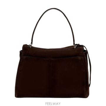 25 F/W 발렌시아가 로데오 탑 핸들 백 M 발렌시아가 레더 브라운 B0731880824