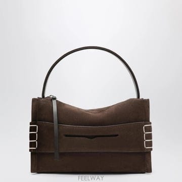 26 F/W JW 앤더슨 스몰 로퍼 백 인 브라운 스웨이드 레더 HB B0052182083