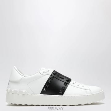 26 F/W 발렌티노 락스터드 언타이틀 화이트/블랙 스니커즈 9W2S B0052182102