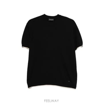 엠포리오 아르마니 코튼 니트 티셔츠 EM005529AF25257FB B0711982142